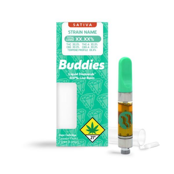 BUDDIES JUNGLE PUNCH – LIQUID LIVE RESIN CARTRIDGE