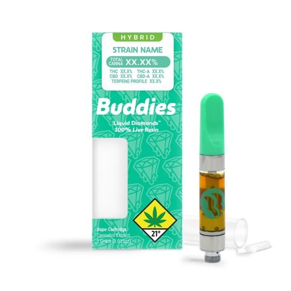 BUDDIES TALLY MAN – LIQUID LIVE RESIN CARTRIDGE