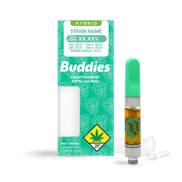 BUDDIES TROPICAL SHERBET – LIQUID LIVE RESIN CARTRIDGE